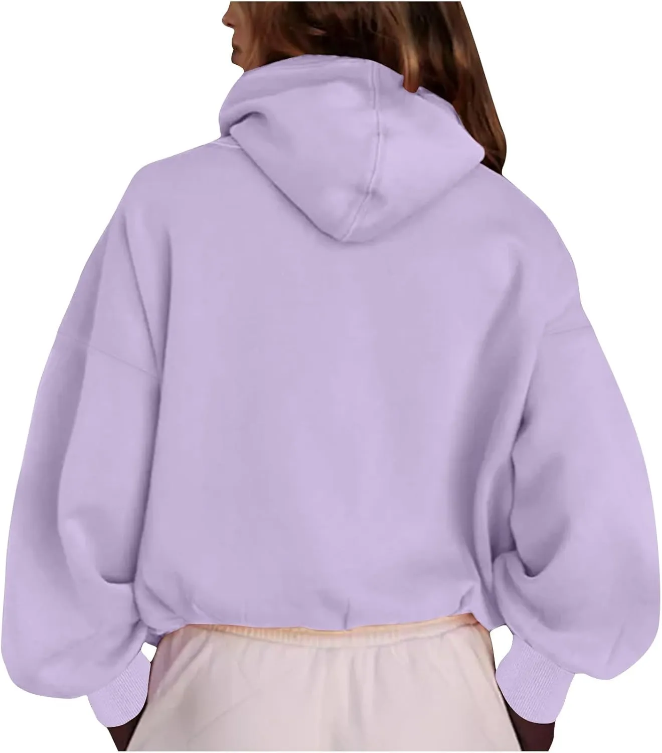 Womens Fall Fashion 2025 Half Zip Cropped Sweatshirt Long Sleeve Stand Collar Oversized Casual Y2k Pullover Top Shirt