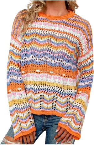 Women's Fall Mock Neck Cropped Sweater 2024 Long Sleeve Soft Trendy Ribbed Knit Cute Ladies Pullover Jumper Tops