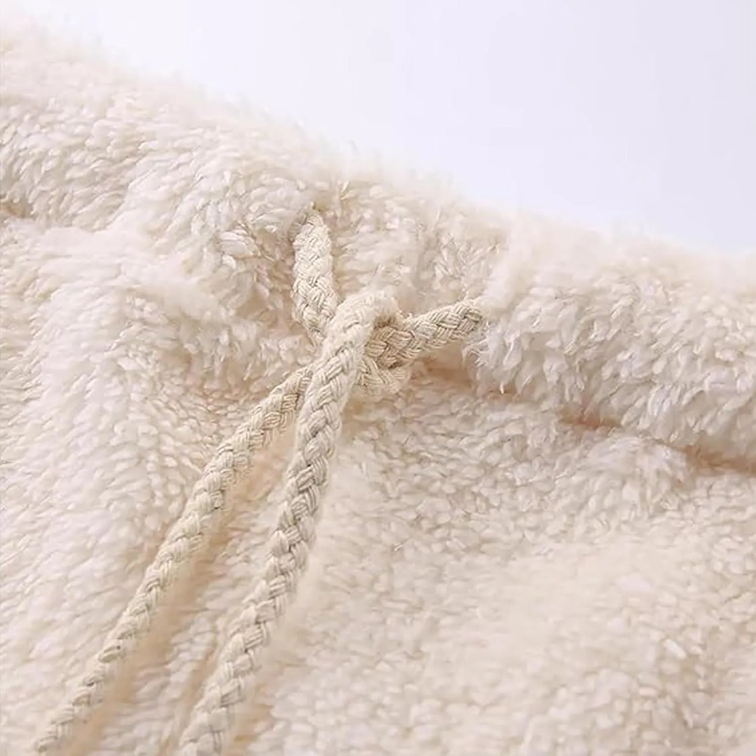 Women's Fuzzy 3 Piece Lounge Sets, Cozy 4-Piece Fleece Warm Set Cardigan Crop Top Shorts Pajamas Loungewear Outfits