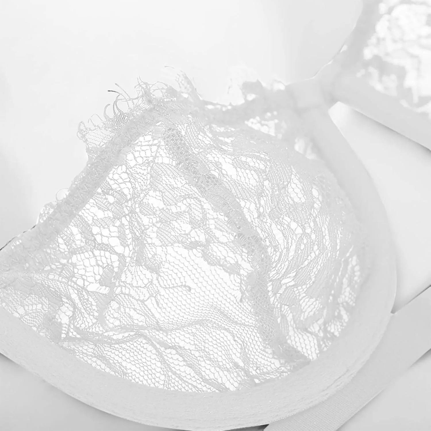Womens Lace Matching Formal Bralettes Lingeries Panties Sets for Women Spaghetti Strap Sexy Sheer Mesh Panties Sets