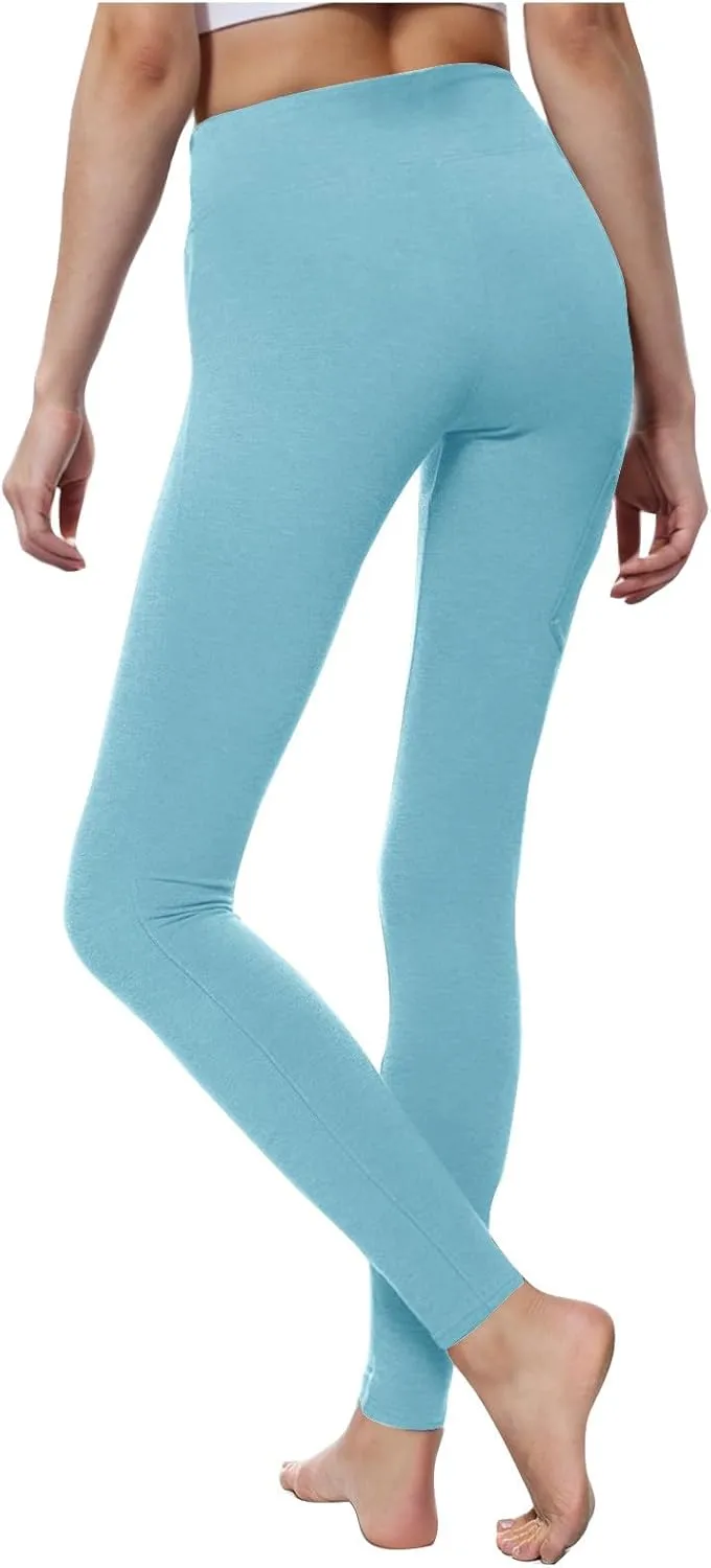 Womens Long Leggings, Plus Size Leggings with Pockets,Ankle Pants for Women,Women Leggings with Pocket