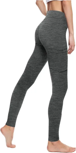 Womens Long Leggings, Plus Size Leggings with Pockets,Ankle Pants for Women,Women Leggings with Pocket