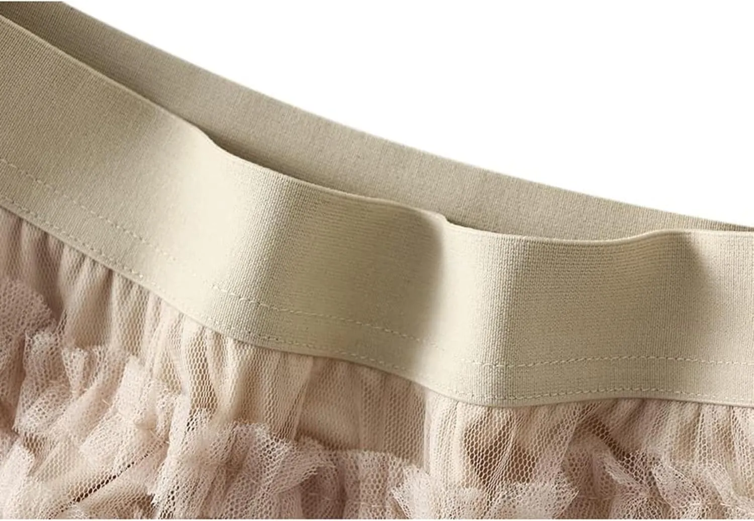 Women's Long Maxi Tulle Tutu Skirt High Waisted Ruffle Layered Flowy A Line Bottoms for Party Wedding Vacation