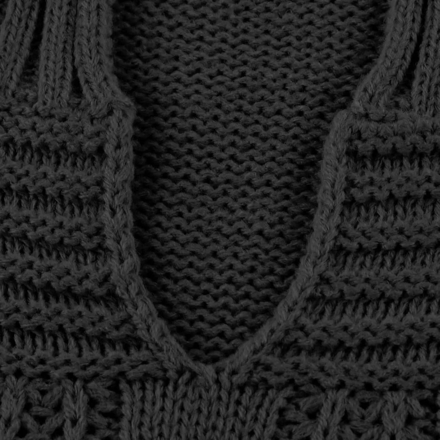 Women's Oversized Off Shoulder Cable Knit V Neck Long Sleeve Sweaters Pullover Loose Fitting Jumper Tops Plus Size