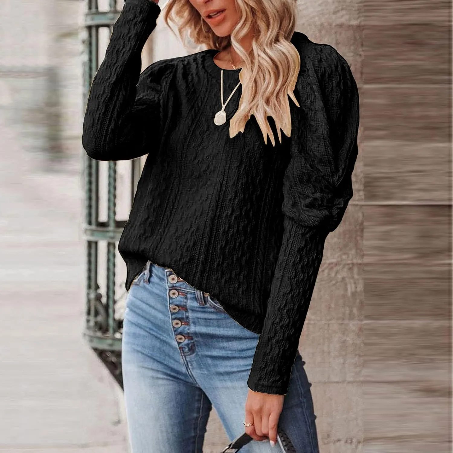 Womens Oversized Turtleneck Long Sleeve Cute Sleeve Sweater Striped Shirt Tops Fall Color Block Pullover Plus Size