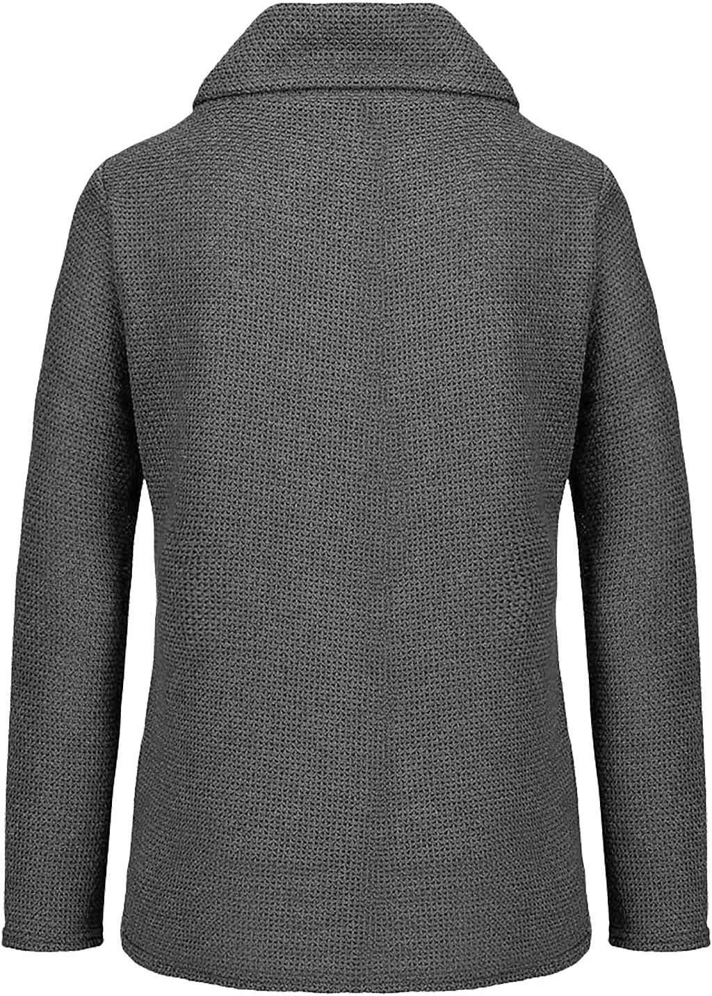 Women's Oversized Turtleneck Spilt Casual Loose Button Knit Tunic Pullover Sweater Blouse Tops 2024 Fall Outfits