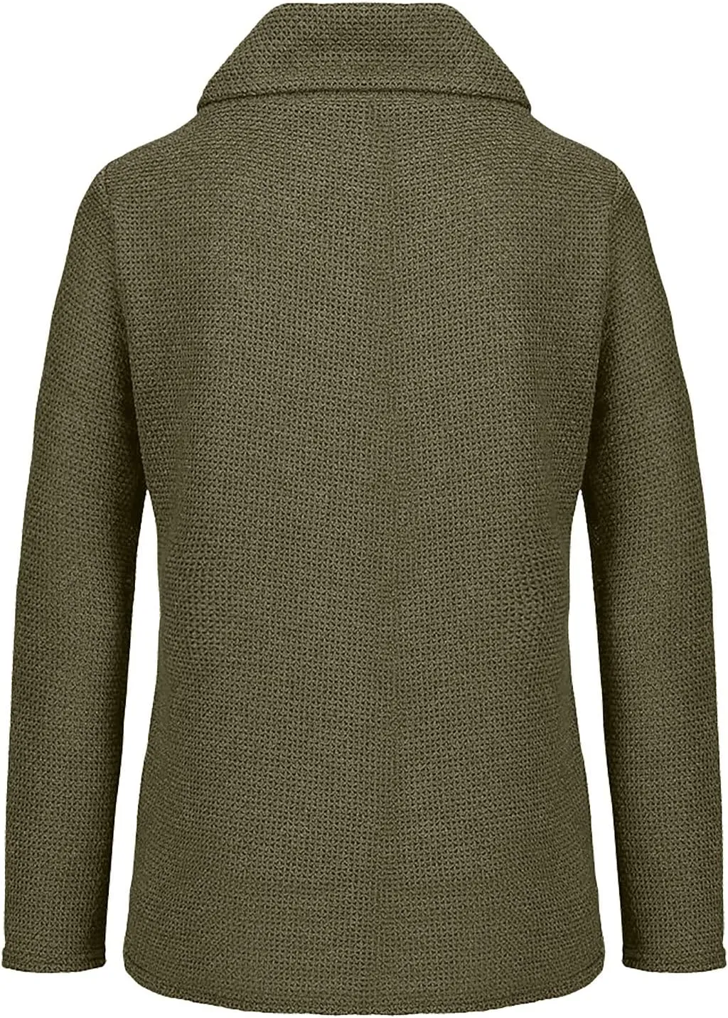 Women's Oversized Turtleneck Spilt Casual Loose Button Knit Tunic Pullover Sweater Blouse Tops 2024 Fall Outfits