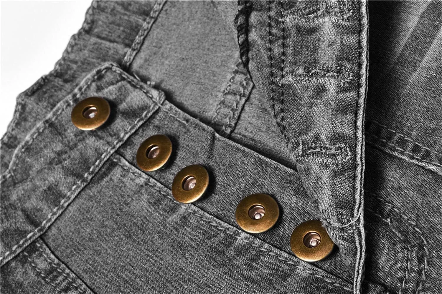 Women's Retro Style Skinny Bell Jeans Stretch Perfect Button Flare Jeans Classic High Rise Fly Flare Jean