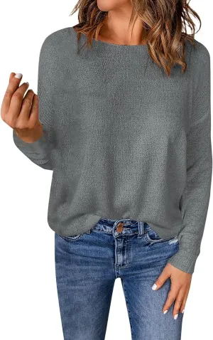 Women's Ribbed Knit Mock Turtleneck Sweater Pullover Tops V Neck Vacation 2024 Fall Striped Color Block Blouse