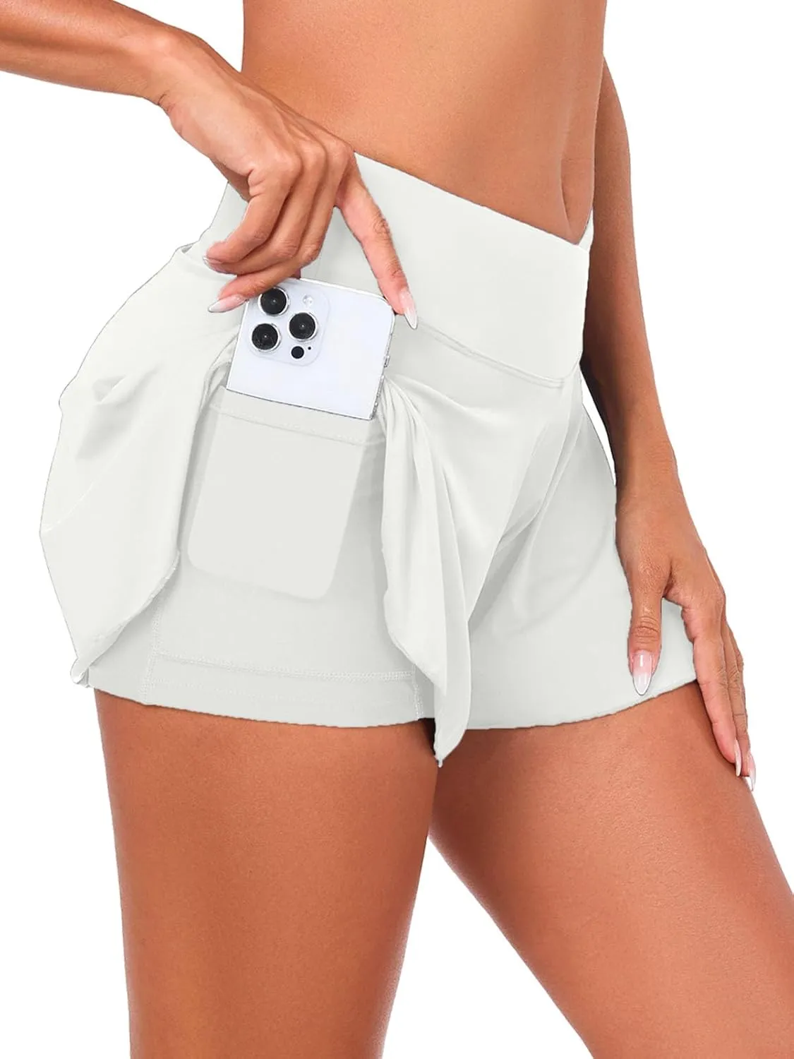 Women's Swim Shorts Bathing Suit Shorts High Waisted Bikini Bottoms Swimsuit Board Short Tankini Swimwear Bottoms