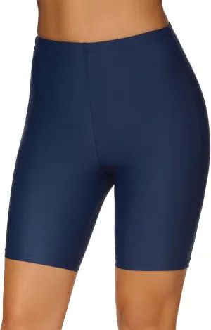 Women's Swim Shorts High Waisted Board Shorts UPF 50  Bathing Suit Bottoms Swimsuit Boyshorts Bottoms