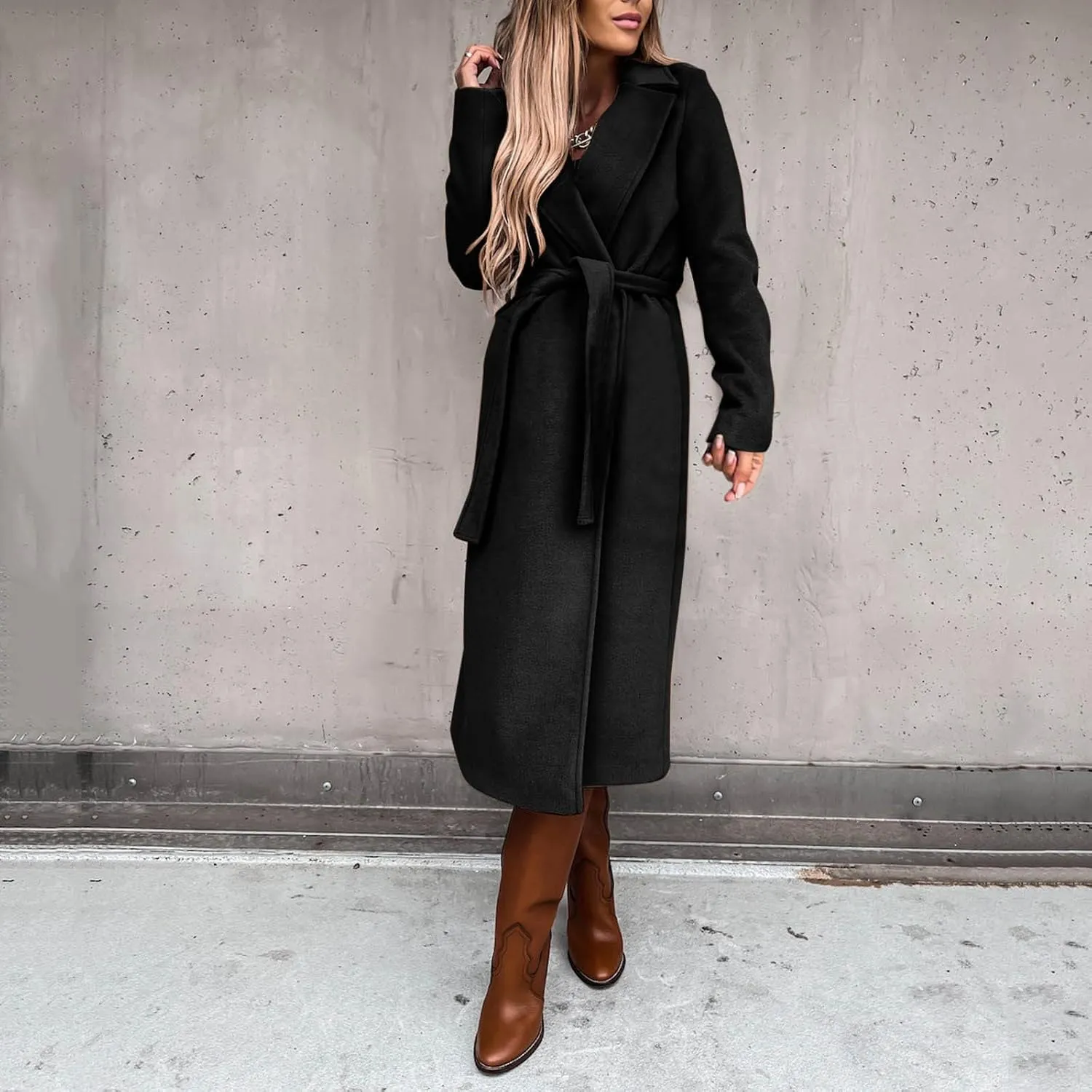 Wool Coats For Women Button Up Pea Coats Tweed Jacket Oversized Cute Cardigan Fall Winter Long Sleeve Jacket Warm Outfits
