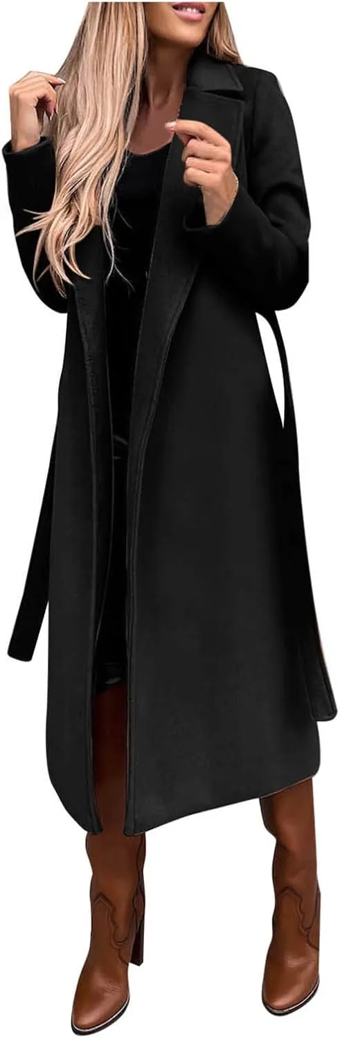 Wool Coats For Women Button Up Pea Coats Tweed Jacket Oversized Cute Cardigan Fall Winter Long Sleeve Jacket Warm Outfits