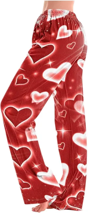 Xiaojmake Womens Cotton Pajama Pants Soft Comfy Pajama Bottoms for Women Cozy Sleep Pj Bottoms Lightweight Lounge Pants