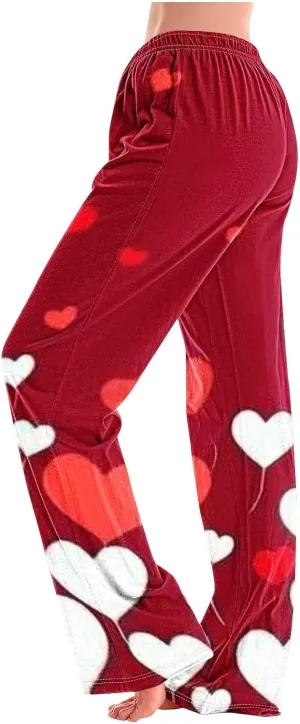 Xiaojmake Womens Cotton Pajama Pants Soft Comfy Pajama Bottoms for Women Cozy Sleep Pj Bottoms Lightweight Lounge Pants