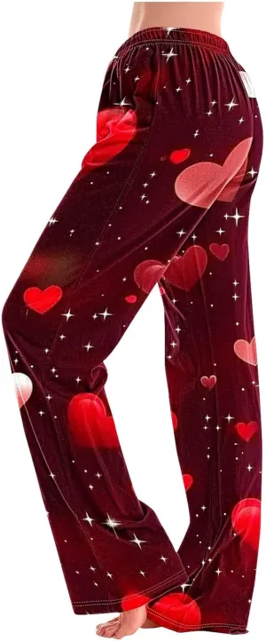 Xiaojmake Womens Cotton Pajama Pants Soft Comfy Pajama Bottoms for Women Cozy Sleep Pj Bottoms Lightweight Lounge Pants