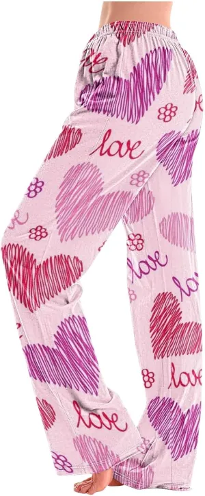 Xiaojmake Womens Cotton Pajama Pants Soft Comfy Pajama Bottoms for Women Cozy Sleep Pj Bottoms Lightweight Lounge Pants
