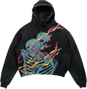 Y2K Cropped Hoodie Women Trendy Short Hoodies Graphic Hoodies Pullovers Streetwear Black Hoodies Woman Essentials Hoodie