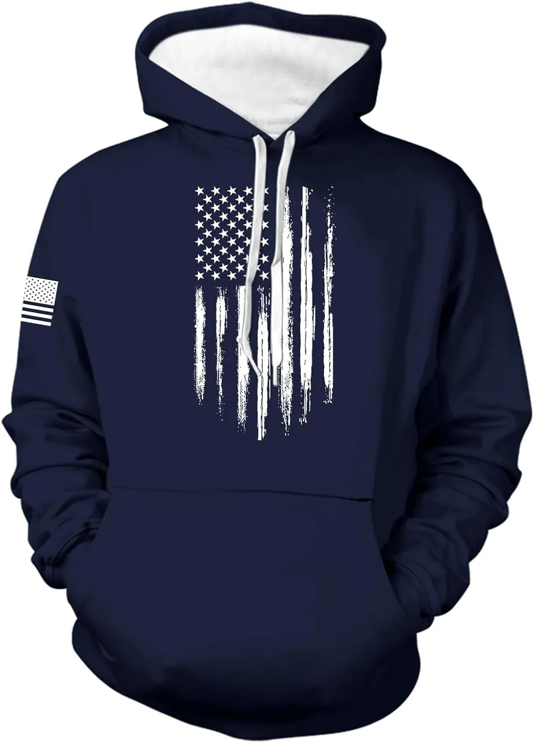 Ymosrh Men's Graphic Hoodies Pullover Hooded Sweatshirt With Kange Pocket Hoodies, M-4XL