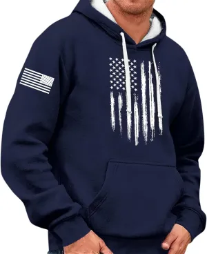 Ymosrh Men's Graphic Hoodies Pullover Hooded Sweatshirt With Kange Pocket Hoodies, M-4XL