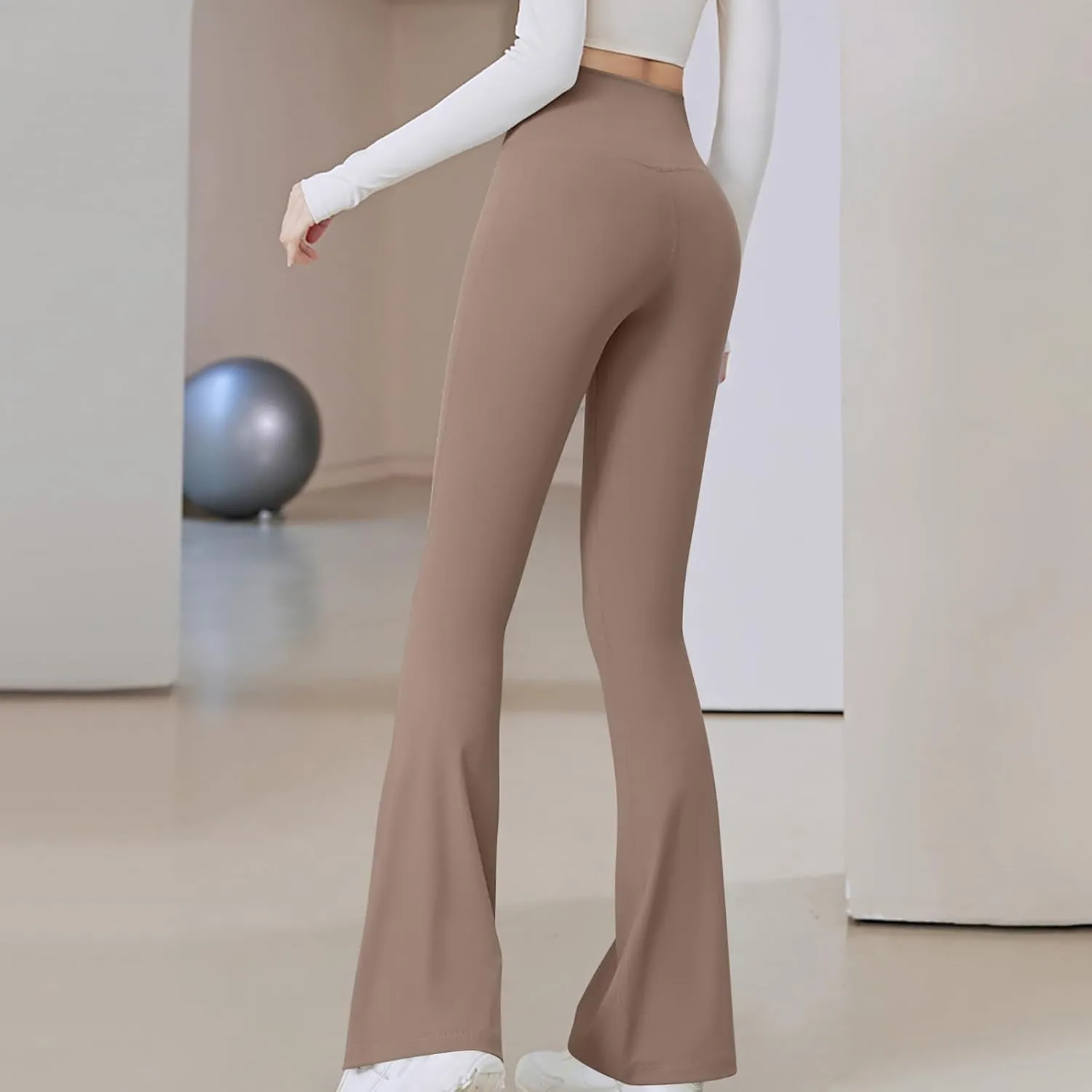 Yoga Pants Women Short, Butt Lifting Leggings for Women,Flattering Leggings for Women,Low Rise Sweat Pants