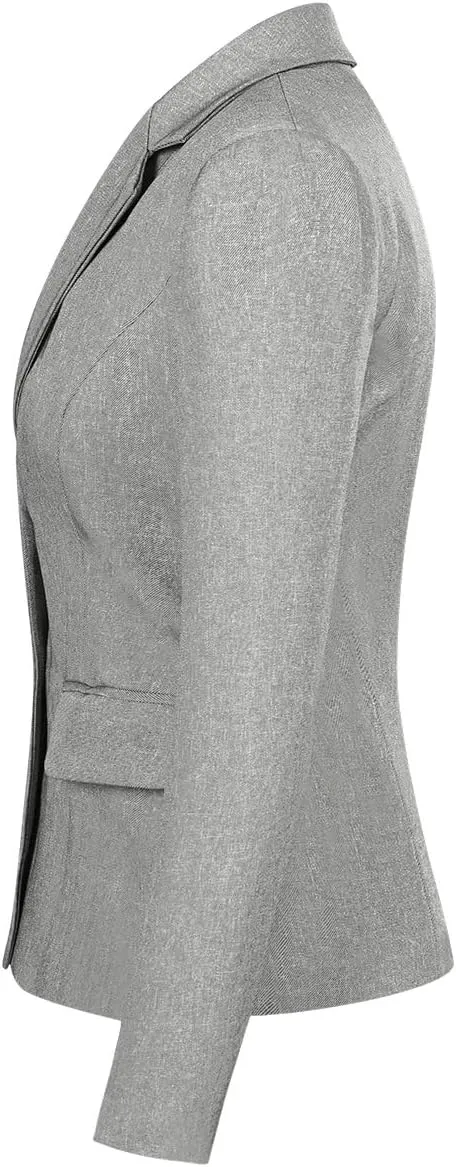 YUNCLOS Womens Formal Two Piece Office Lady Suit Set Work Blazer Jacket Pant