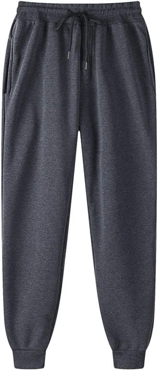 ZYXTIM Fleece Lined Lounge Pants for Women Plus Size Workout Active Joggers Pants Loose Winter Warm Cozy Thermal Bottoms