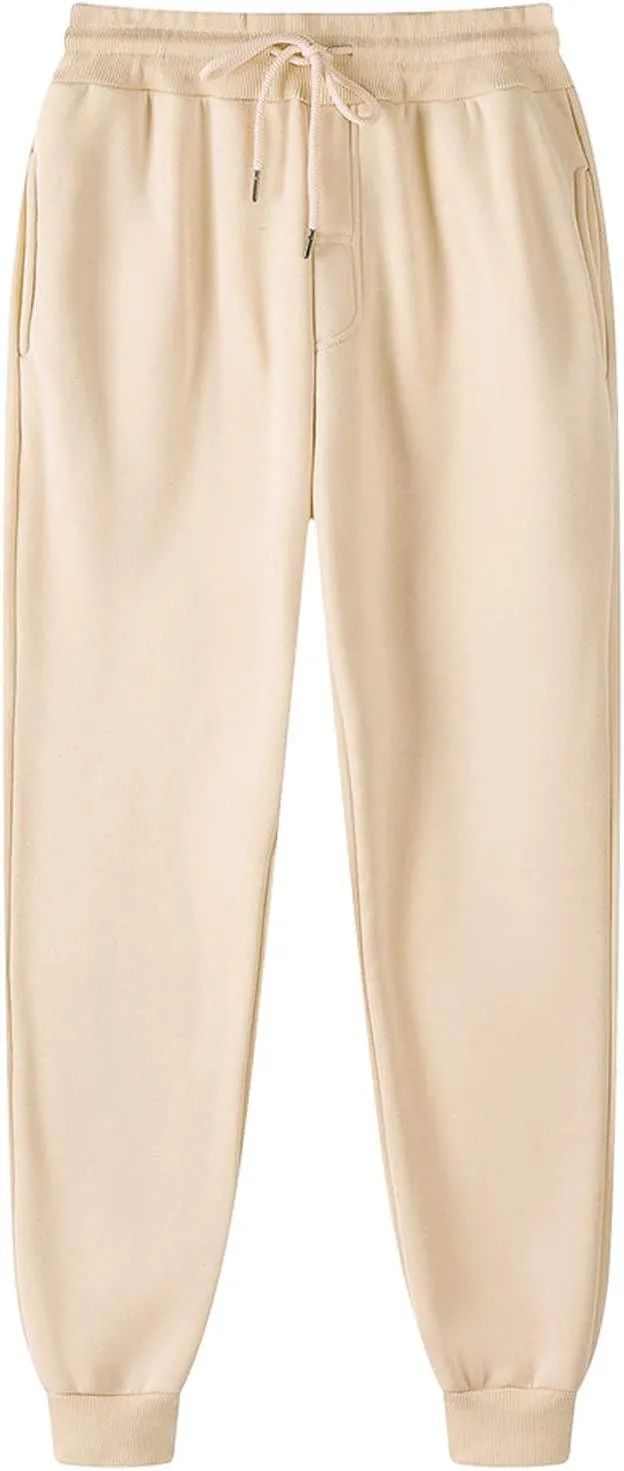 ZYXTIM Fleece Lined Lounge Pants for Women Plus Size Workout Active Joggers Pants Loose Winter Warm Cozy Thermal Bottoms