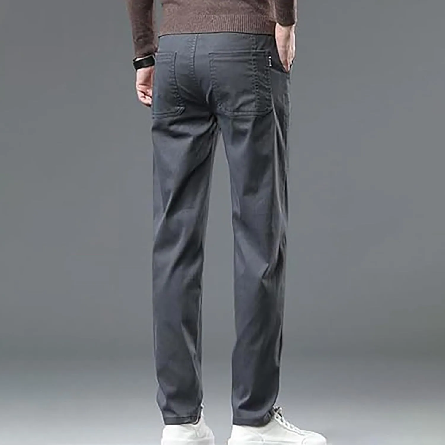 ZYXTIM Men's Ice Silk Jogging Bottoms Oversize Elastic Waist Quick Dry Workout Sweatpants Training Running Casual Lounge Pant